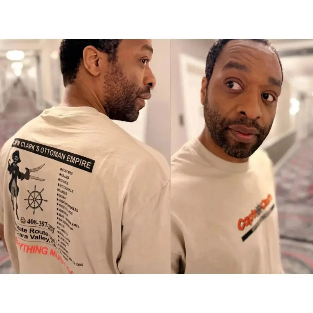 Backrooms Movie T-shirt Chiwetel Ejiofor Cap'n Clark's Ottoman Empire Shirt Summer Men's Women's T-Shirt Y2k Casual Tee Unisex