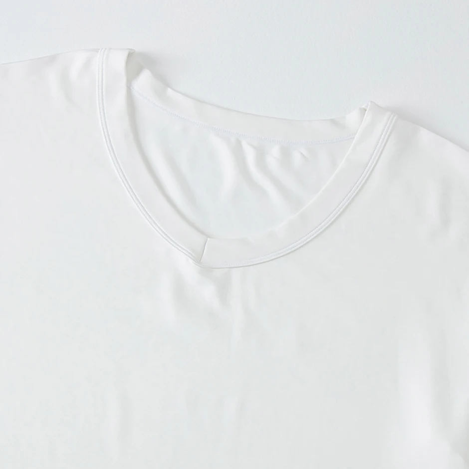 1/2/3 Piece Men's Solid Color Four Season Short Sleeved V-neck Sports And Comfortable Plus Size Youth Casual Base T-shirt