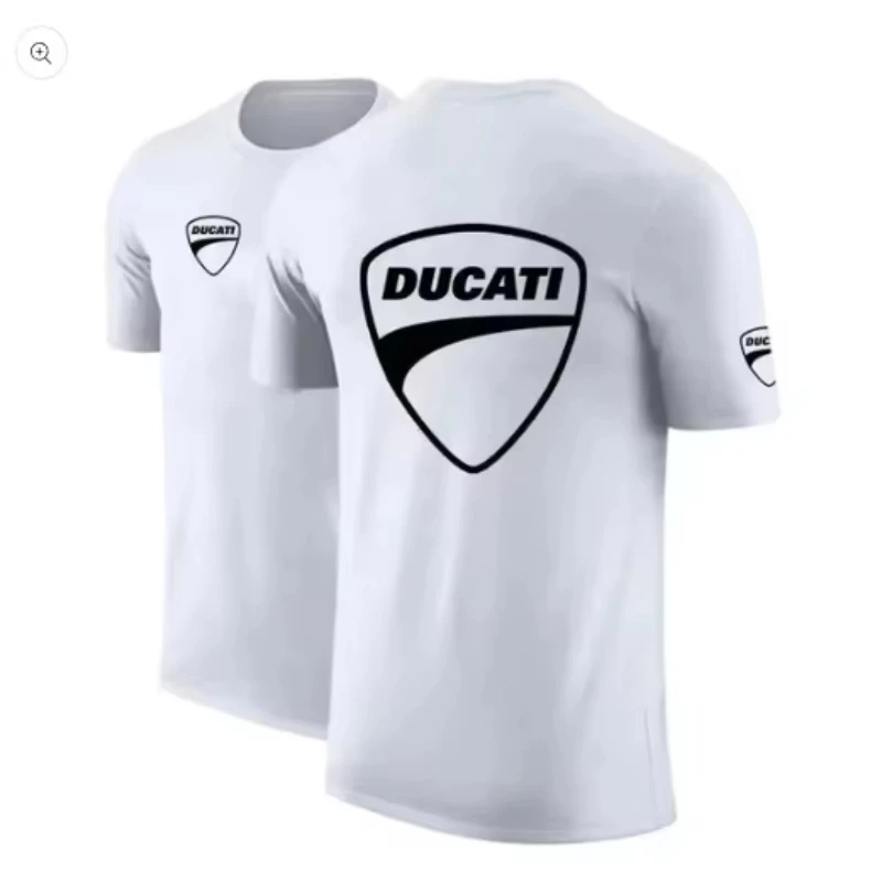 2026 T-Shirt Maglietta Tributo T-shirts Ducati Motogp Corse Box Uomo Donna High-end Luxury Style Both of Men's Clothing T Shirt