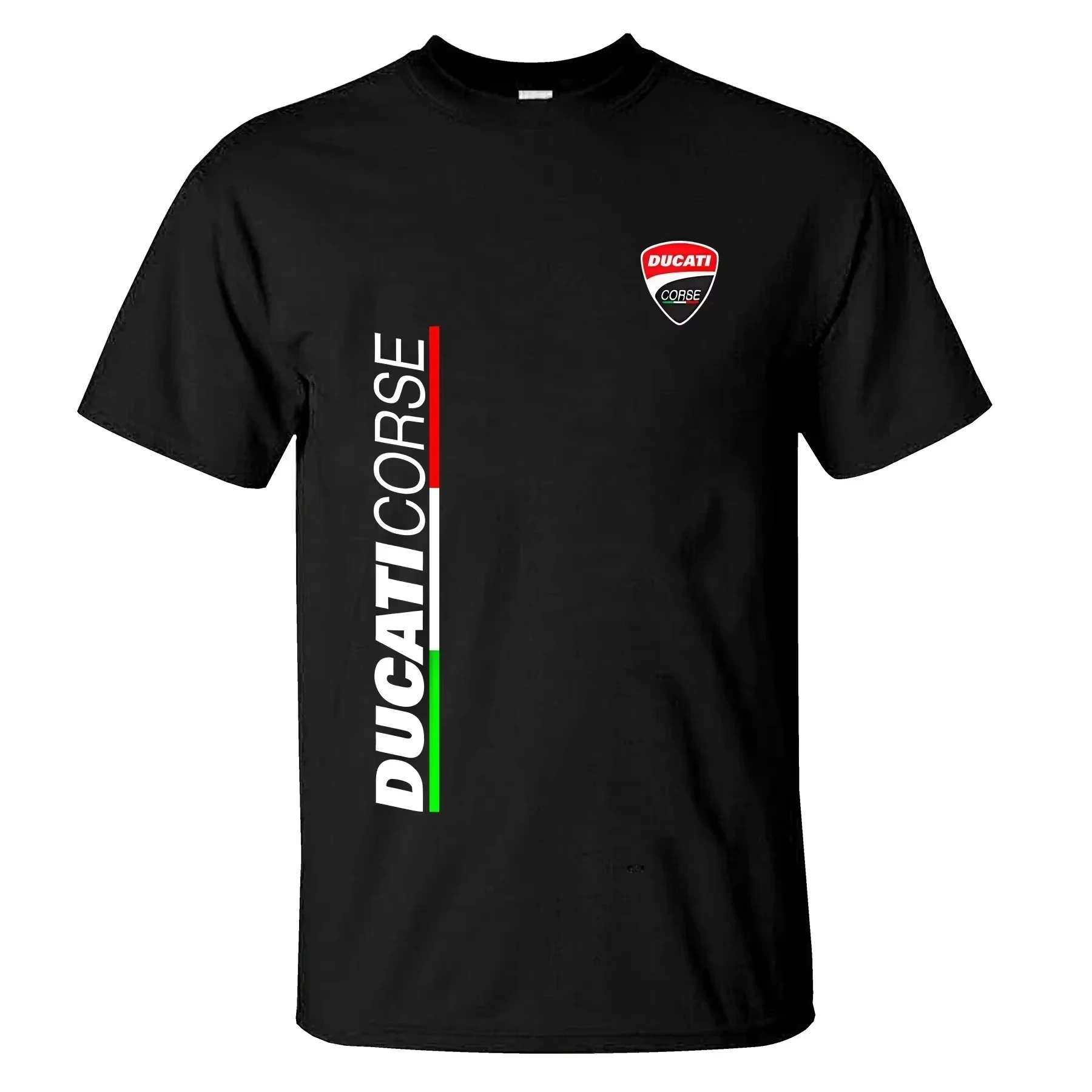 2026 T-Shirt Maglietta Tributo T-shirts Ducati Motogp Corse Box Uomo Donna High-end Luxury Style Both of Men's Clothing T Shirt