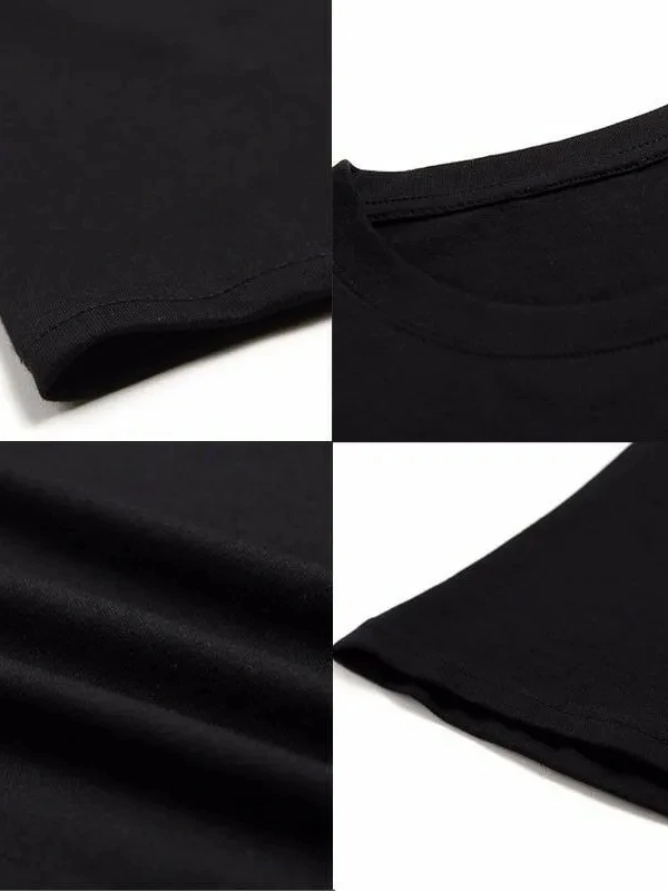 2026 men's casual T-shirt loose and soft round neck short sleeved T-shirt spring and summer line printed men's T-shirt