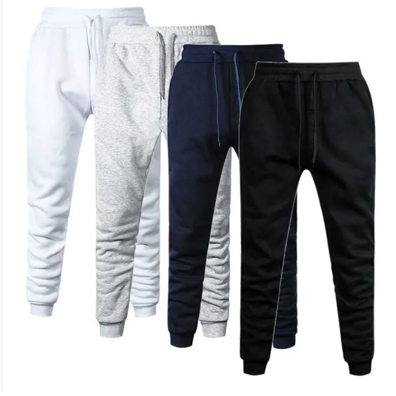 2023 Mens Joggers Casual Pants Fitness Men Sportswear Tracksuit Bottoms Skinny Sweatpants Trousers Black Gyms Jogger Track Pants