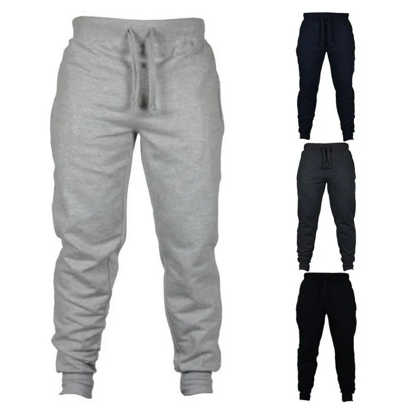 2023 Mens Joggers Casual Pants Fitness Men Sportswear Tracksuit Bottoms Skinny Sweatpants Trousers Black Gyms Jogger Track Pants