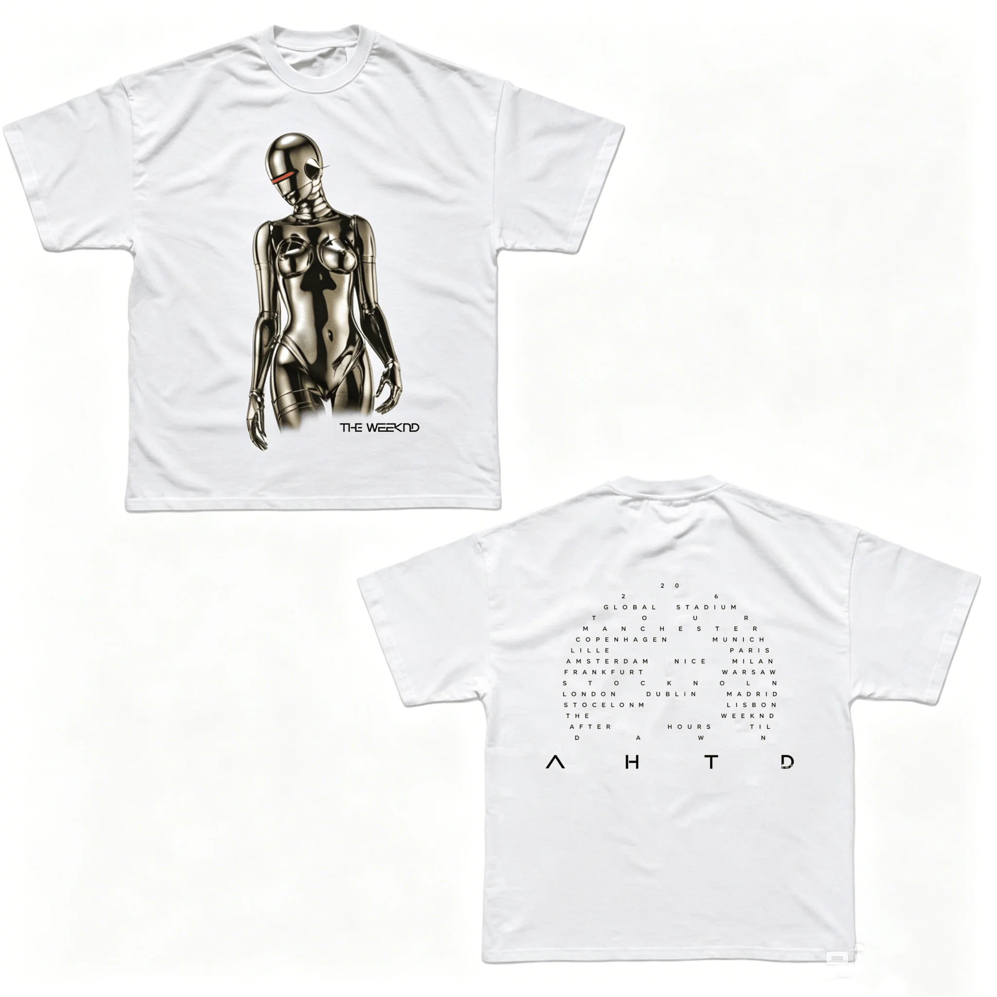 The Weeknd After Hours Til Dawn AHTD SORYAMA TOUR Tour T-shirt All Seasons Couple Streetwear Shirt oversized t shirt