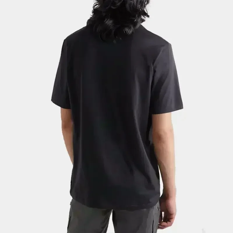 new style 100% cotton Men's High-end Printed Short-sleeved T-shirt Fashion Brand New Summer Round Neck Men's T-shirt
