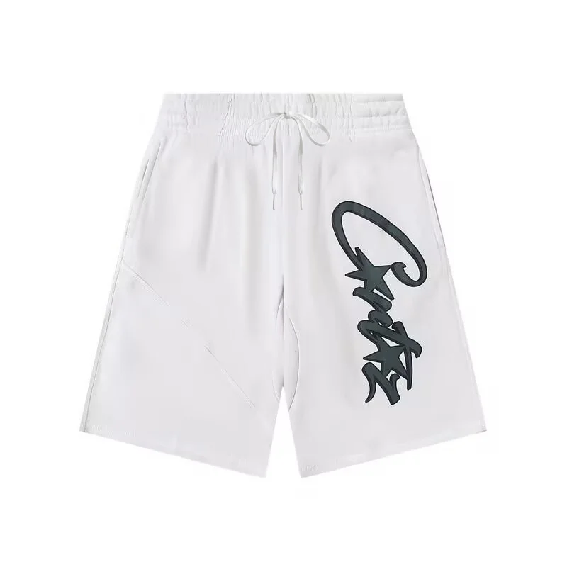 2026 Summer Y2K Harajuku Street Fashion Letter Print Shorts Fashion High Street Loose Couple Basketball Short Causal Pants