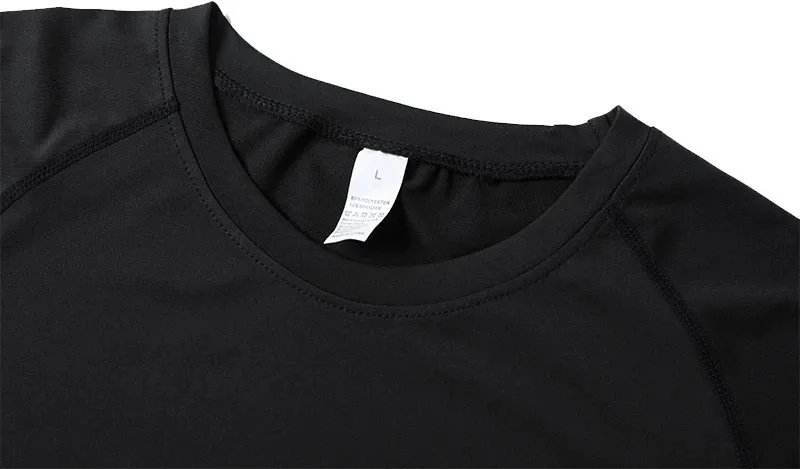 Autumn Bat Print Men's Compression T-Shirt Quick Dry Gym Workout Top Fitness Rashguard for Running Long Sleeve Sport Workout