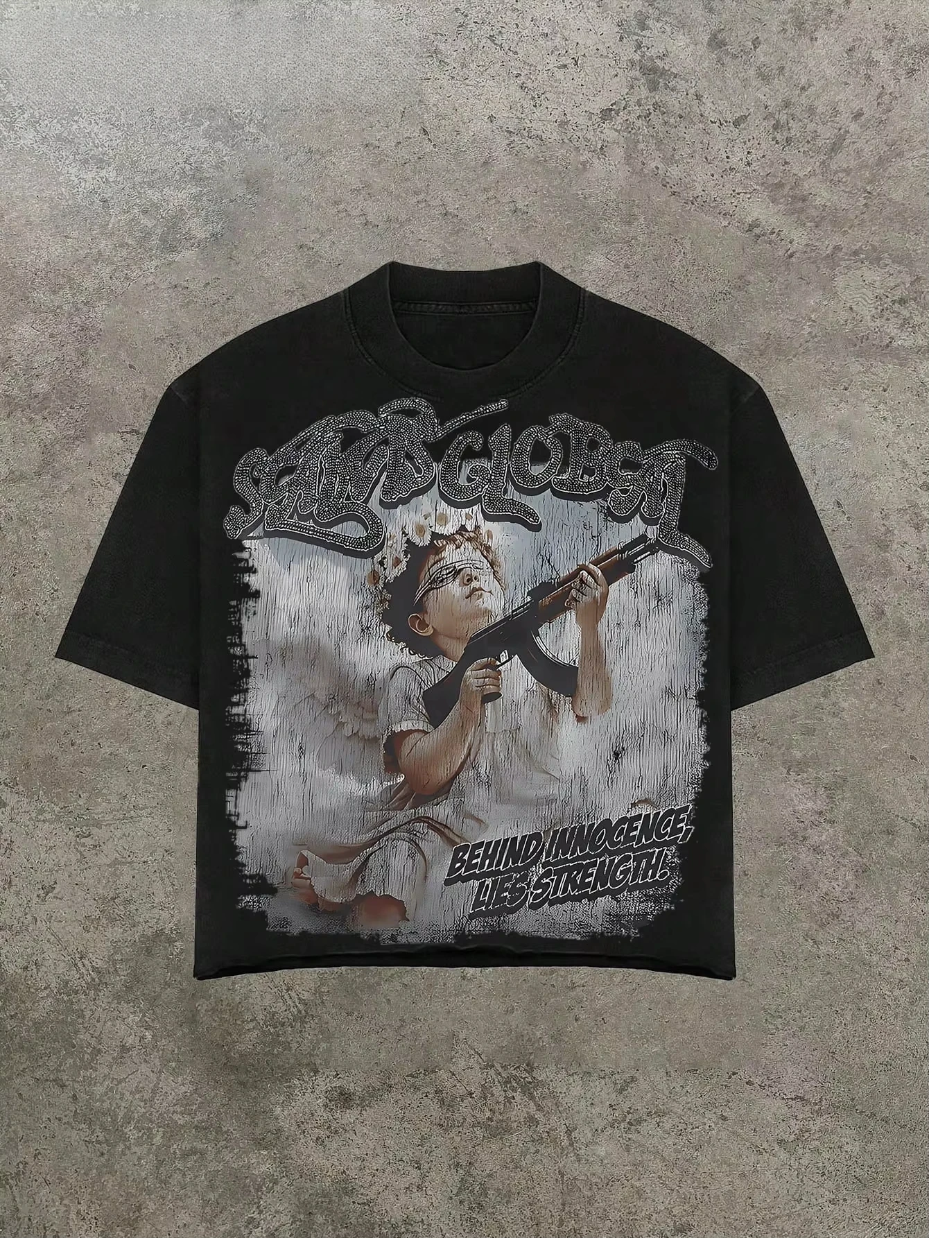 Valley & Dreams Retro Dark Style Y2k Street Trendy Brand T-Shirt Cotton Graphic Tee Men Women Summer Streetwear