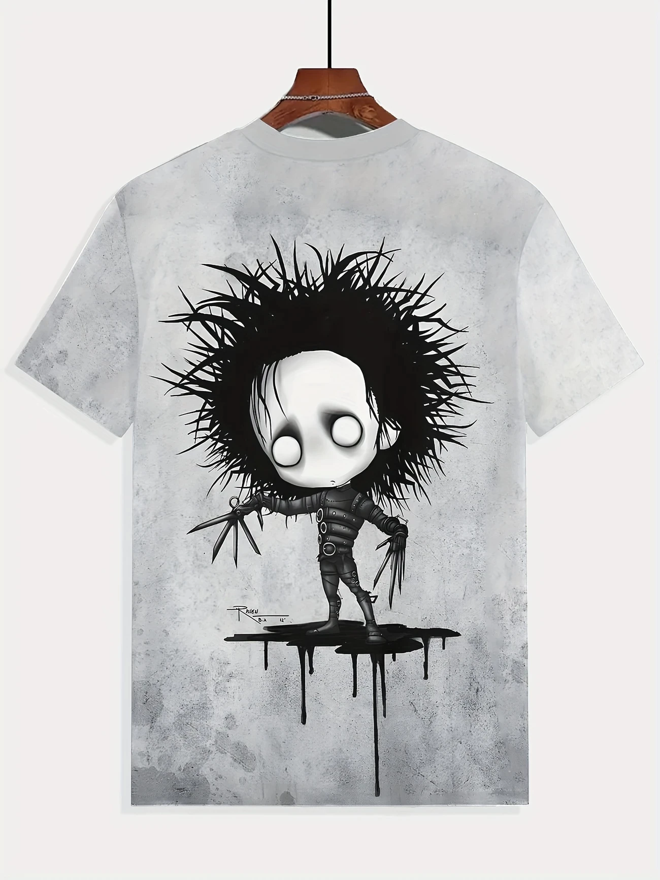 Men's T-shirt Funny Printed Pattern Short Sleeve Summer Outdoor Fashion Round Neck Tops Men's Clothing Abstract Art New Summer