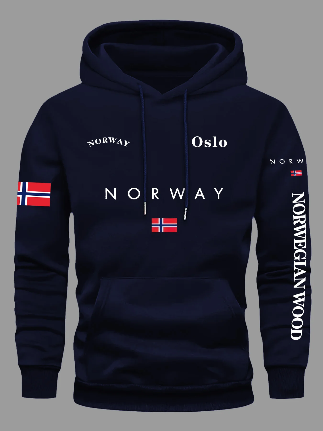 NORWAY Flag Hoodies Men Women Outdoor Sport Street Adventure Fitness Running Street Casual Autumn Winter Sweatshirt Top Clothing