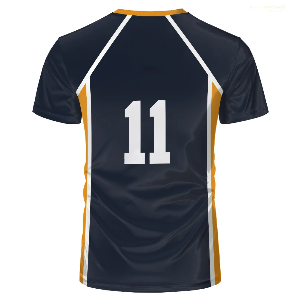 Anime Haikyuu Role Play Jersey Karasuno High School Volleyball Club Hinata Shoyo Kageyama Sportswear Jersey Unisex Crew Neck Top
