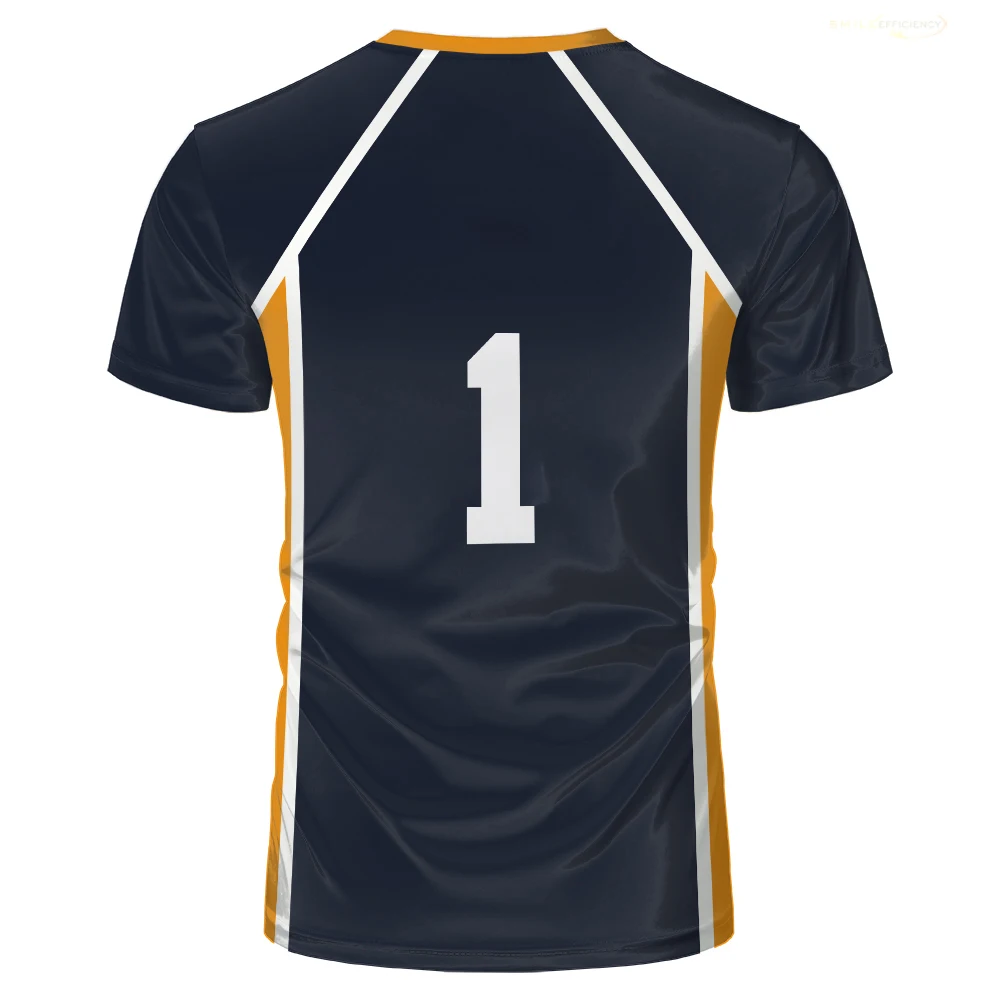 Anime Haikyuu Role Play Jersey Karasuno High School Volleyball Club Hinata Shoyo Kageyama Sportswear Jersey Unisex Crew Neck Top