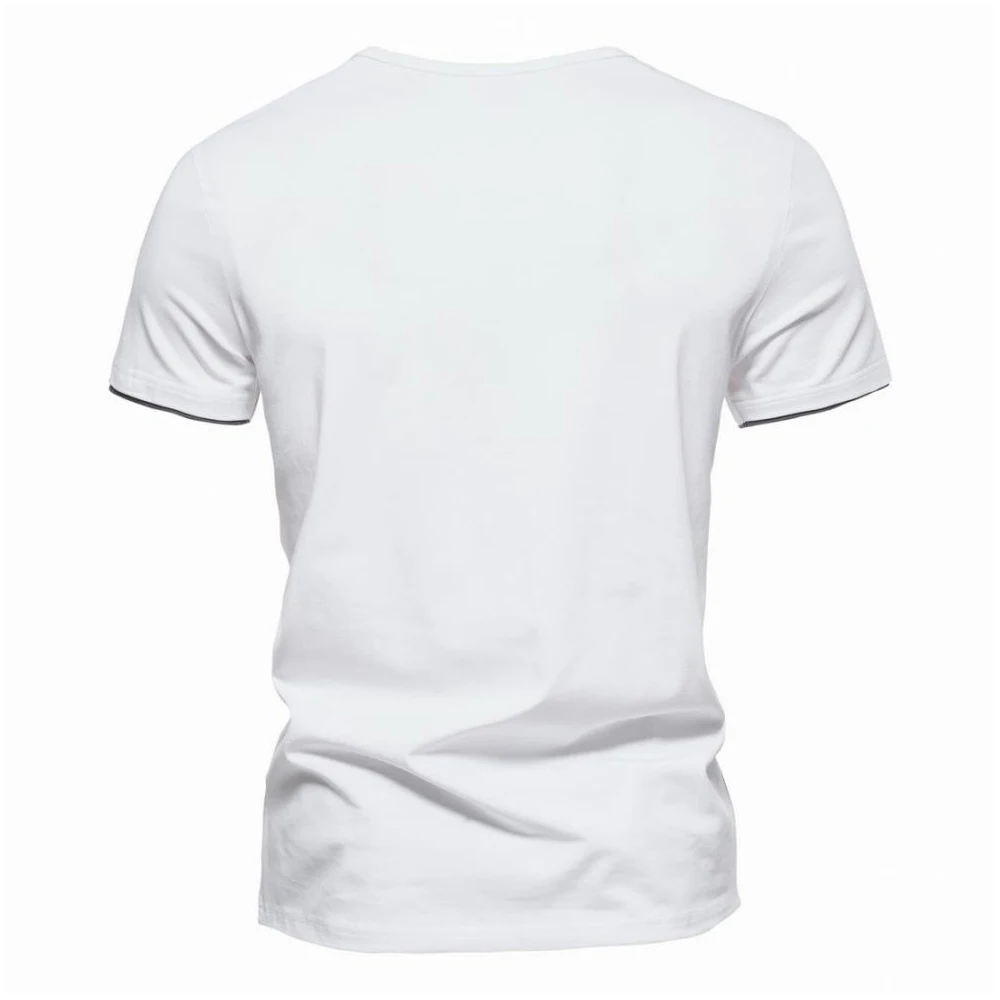Mens Short Sleeve Henley Shirt Casual Summer V Neck T-Shirt Casual Slim Fit Basic Solid Color Loose Fitness Sport Breathable Top