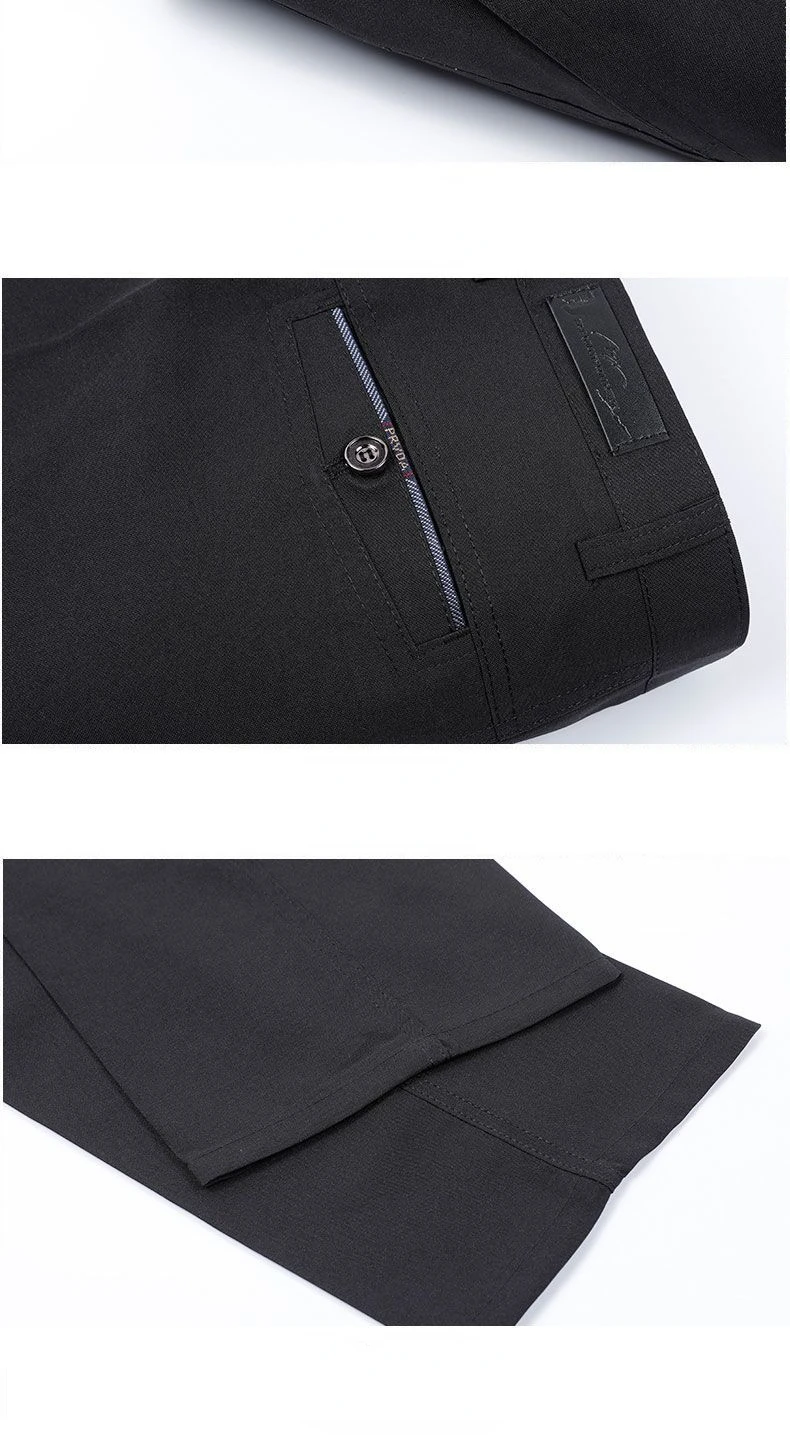 High Quality Men's Suit Pants Classic Summer Spring Pants High Waist Autumn Trousers Business Casual Pant Dropshipping Gozbkf