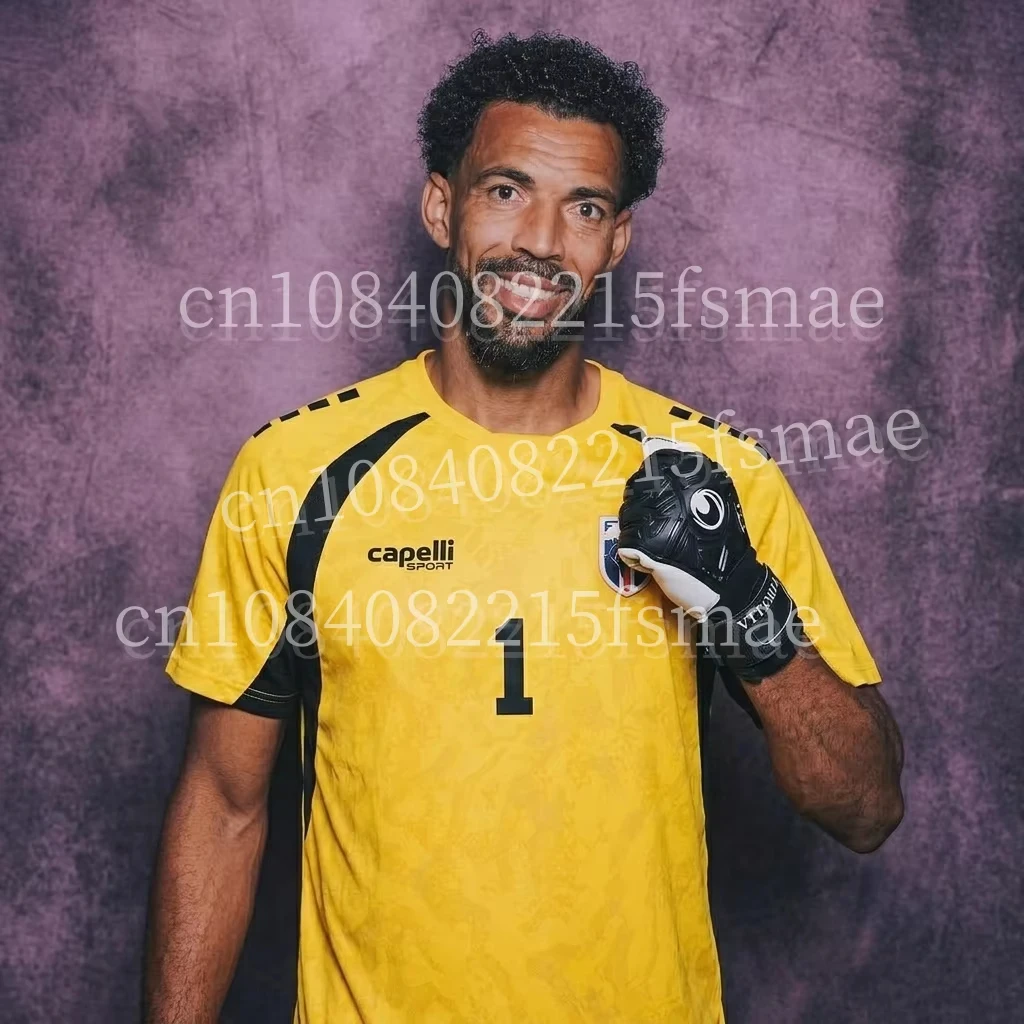Cape Verde Vozinha 1 Goalkeeper Jersey Yellow Cabo Verde Football Shirt Men Sportswear Breathable Quick Dry Team Uniforms Gifts