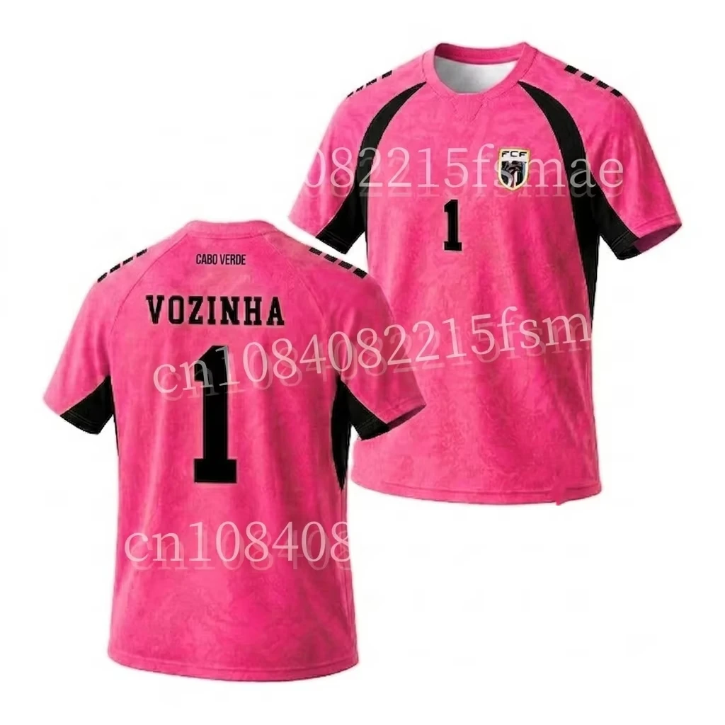 Cape Verde Vozinha 1 Goalkeeper Jersey Yellow Cabo Verde Football Shirt Men Sportswear Breathable Quick Dry Team Uniforms Gifts