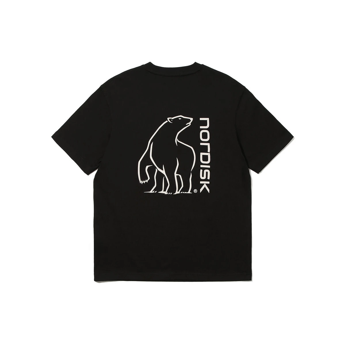 Big Polar Bear NORDISK Outdoor Fashion Casual T-shirt Cotton Graphic Tee Men's and Women's Summer T Shirt Streetwear