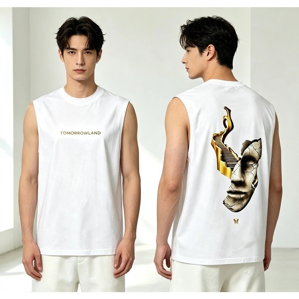 2026 Summer Tomorrowland Consciencia Spirit World of Emotions Tank Top Men's Women's Y2K round neck Loose Vest Tops