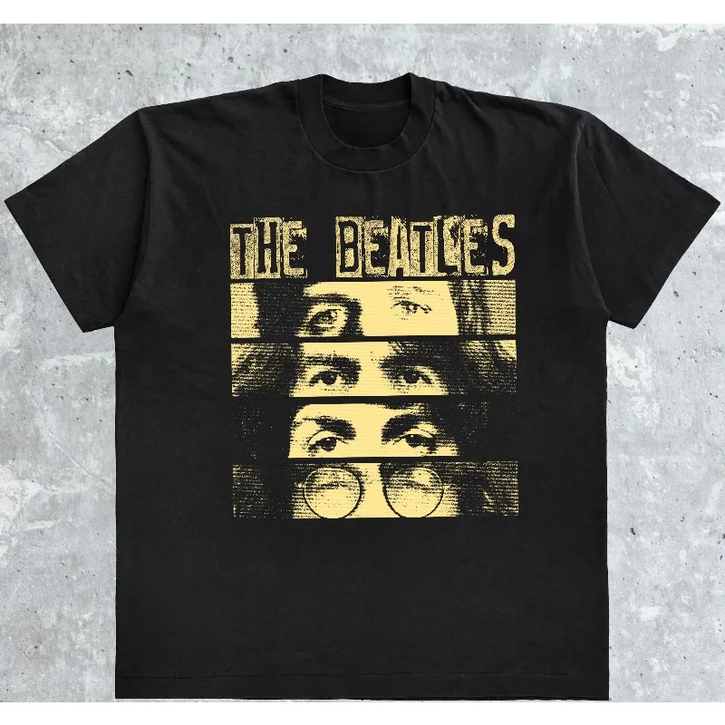 The Beatles Vintage T-Shirt, Retro The Beatles Tee, Band 90s Graphic Shirt Summer Men's and Women's Breathable T-shirt Top