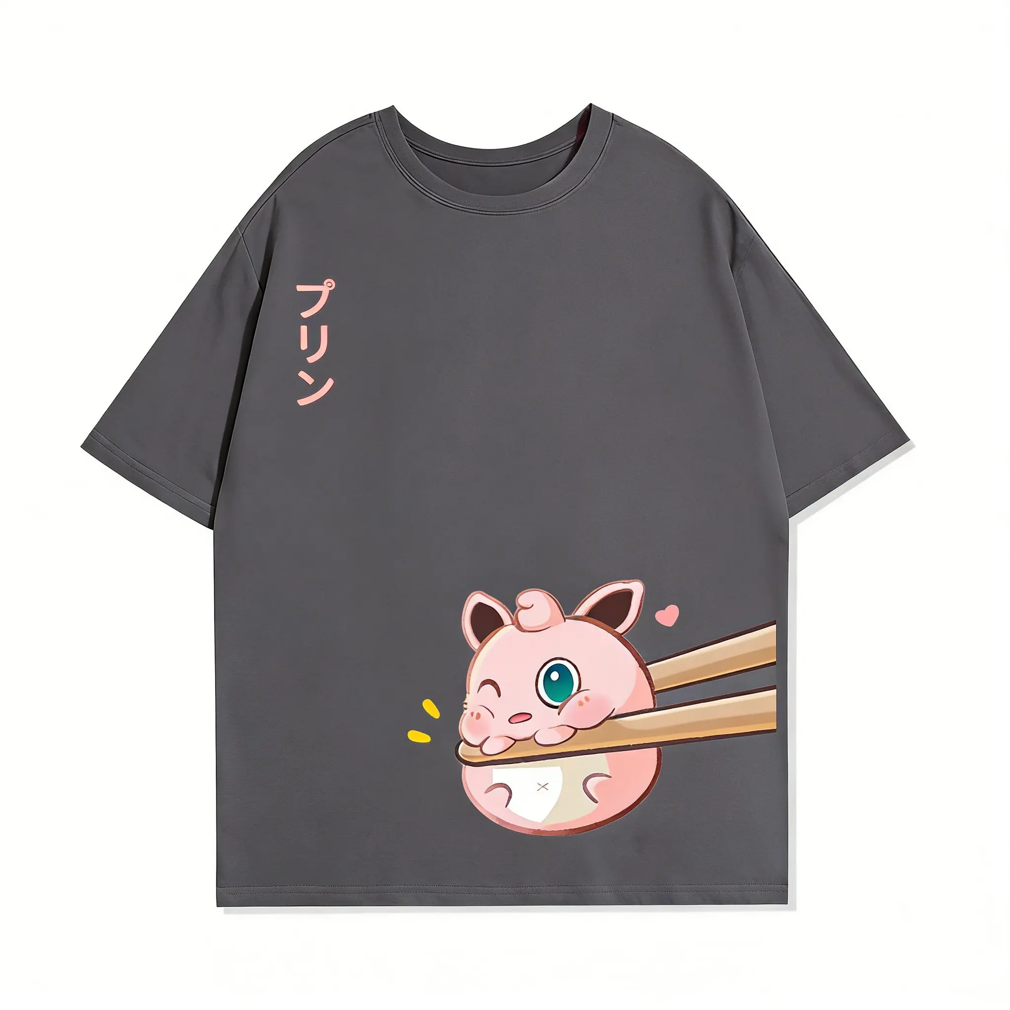 Anime Pokémon Graphic Printed T-shirt Men's and Women's T-shirt Men's Tops Harajuku Y2K T-shirt 2026 Summer New Tee Streetwear