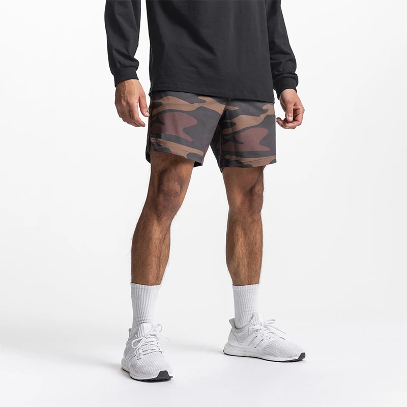 Summer New Gym Jogging Exercise Shorts Men's Sports Fitness Quick-drying Multiple pockets Running Shorts Men Casual Shorts