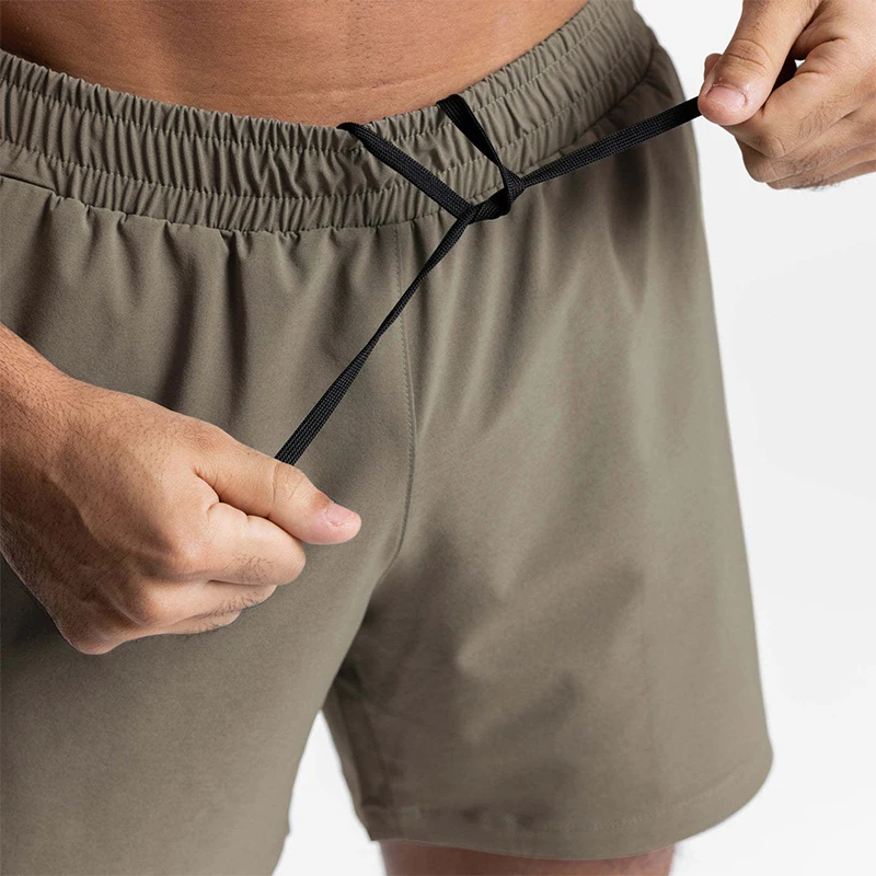 Summer New Gym Jogging Exercise Shorts Men's Sports Fitness Quick-drying Multiple pockets Running Shorts Men Casual Shorts