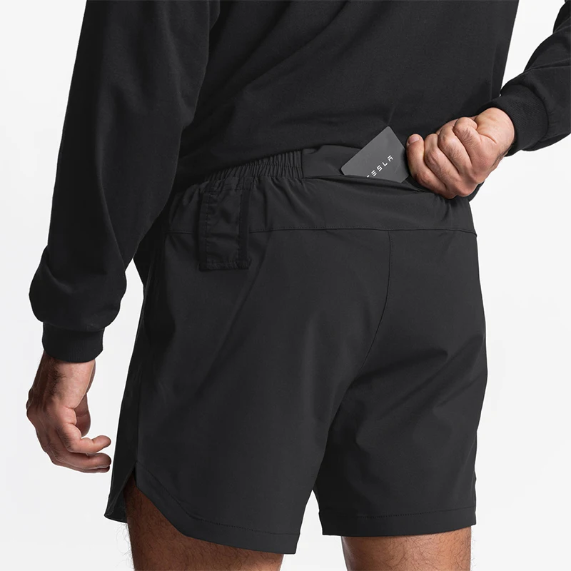 Summer New Gym Jogging Exercise Shorts Men's Sports Fitness Quick-drying Multiple pockets Running Shorts Men Casual Shorts