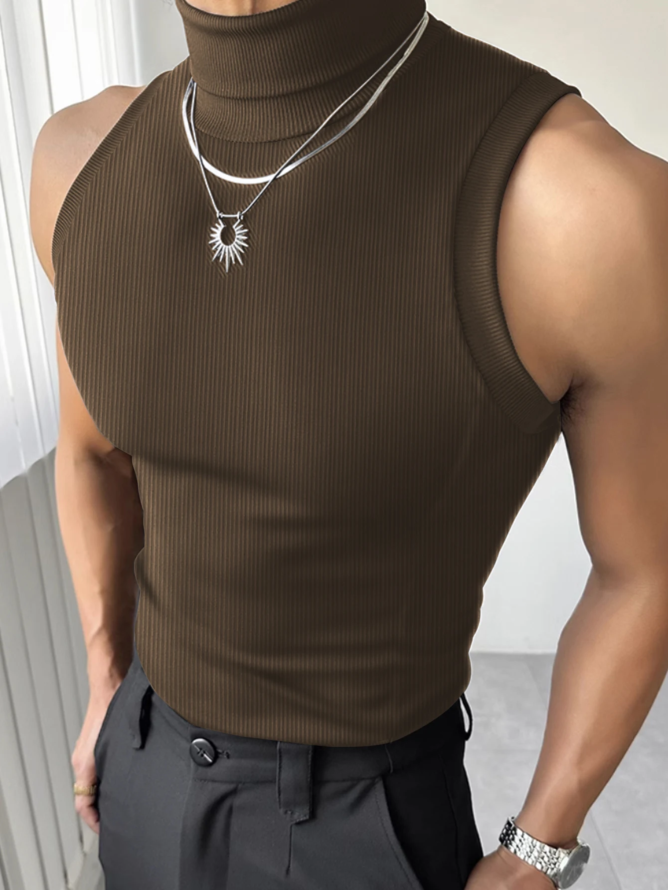 2026New Men's Tank Top Sporty Casual Versatile Fashionable Men's Upper Apparel