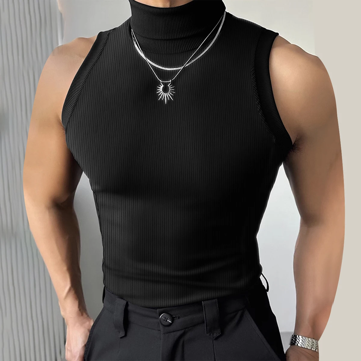 2026New Men's Tank Top Sporty Casual Versatile Fashionable Men's Upper Apparel