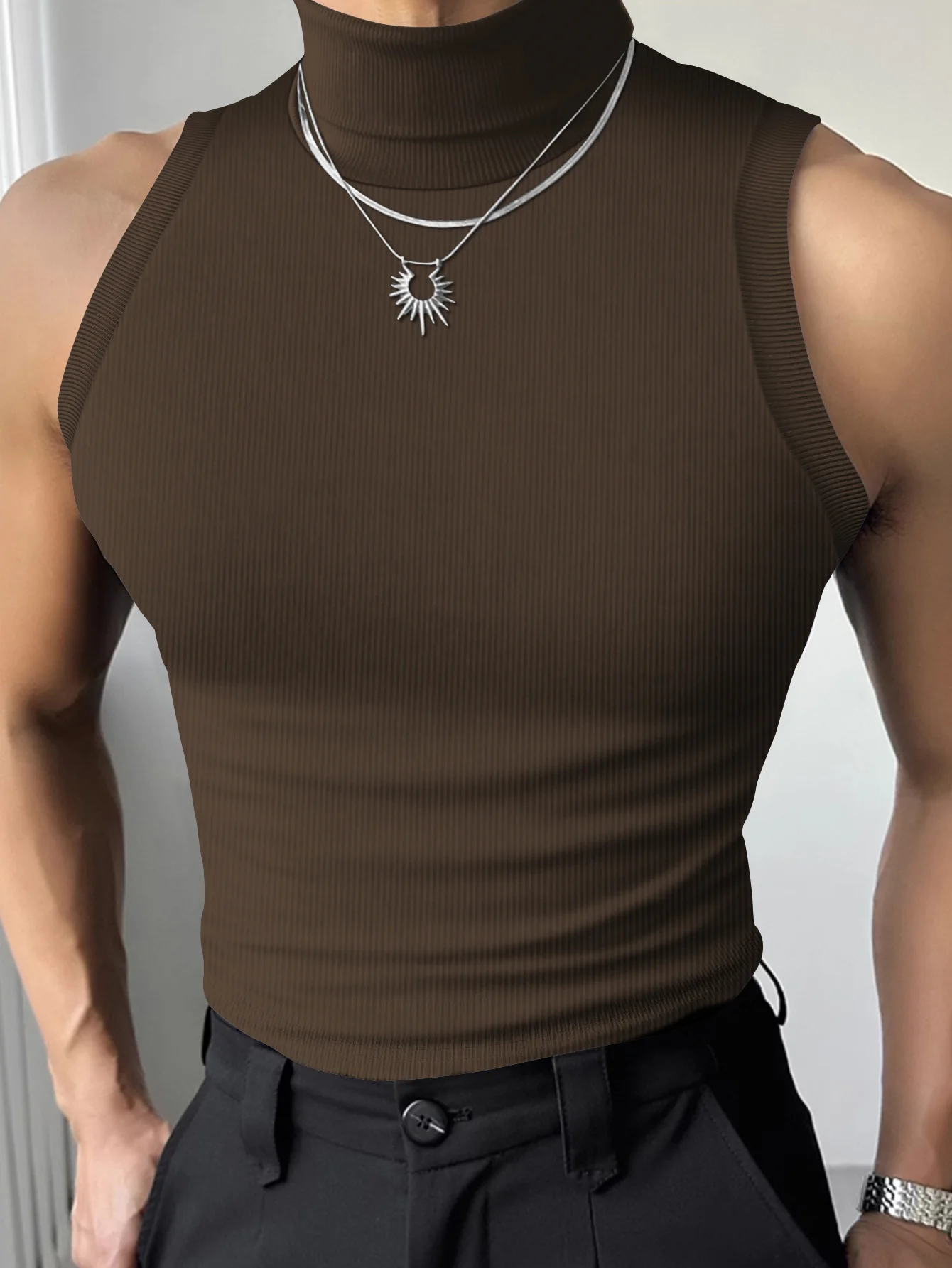 2026New Men's Tank Top Sporty Casual Versatile Fashionable Men's Upper Apparel
