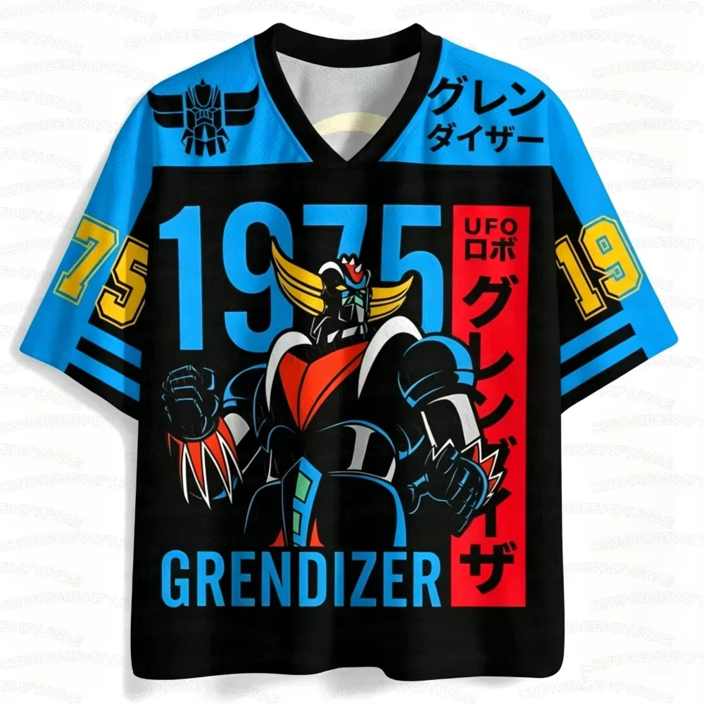 New  Men's Women's 2026 Anime Mazinger Grendizer Jersey Summer Soccer Shirt Casual Sports T-Shirt Tops