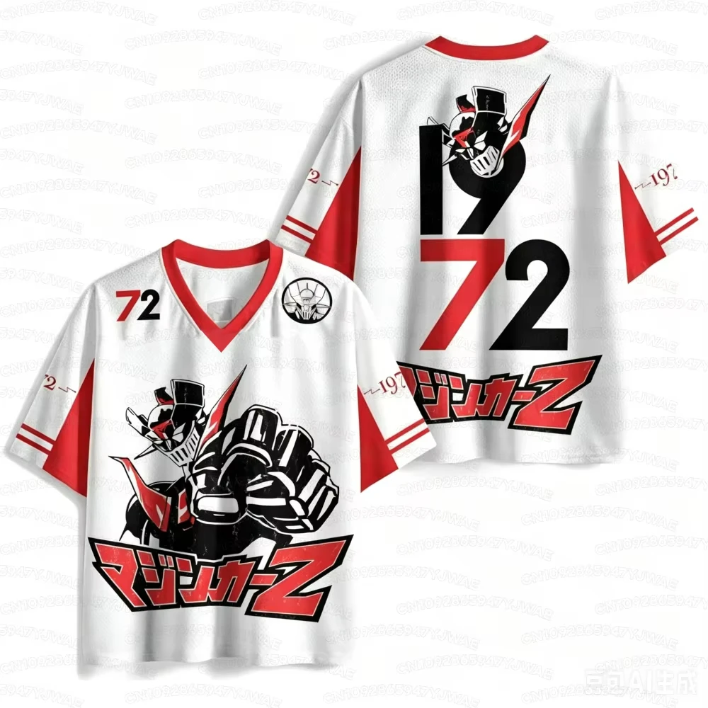 New  Men's Women's 2026 Anime Mazinger Grendizer Jersey Summer Soccer Shirt Casual Sports T-Shirt Tops