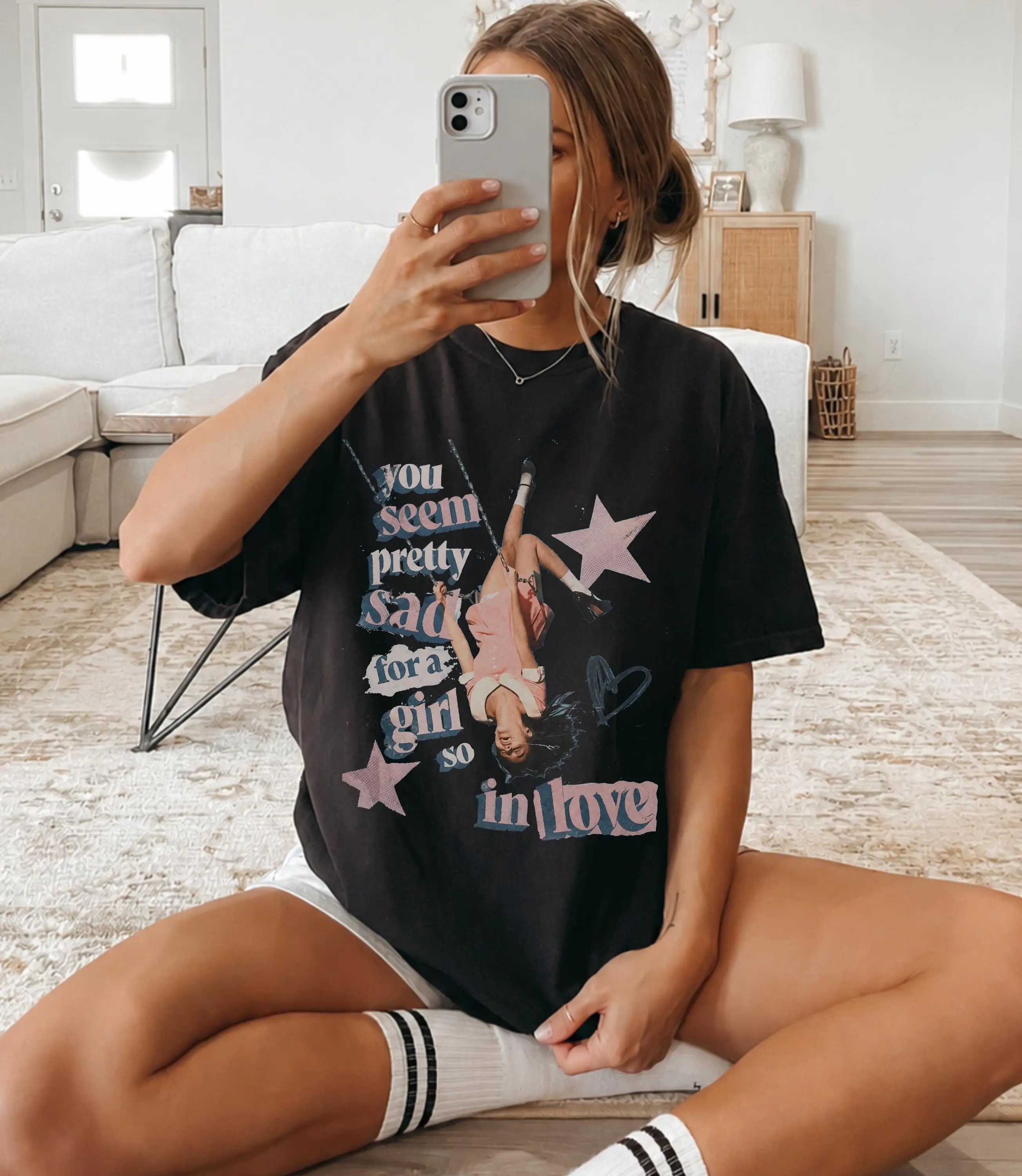 Singer Olivia You Seem Pretty Sad T-shirt Men Women Summer Cotton Clothing Fashion High Quality Short Sleeved Top Men's T-shirt