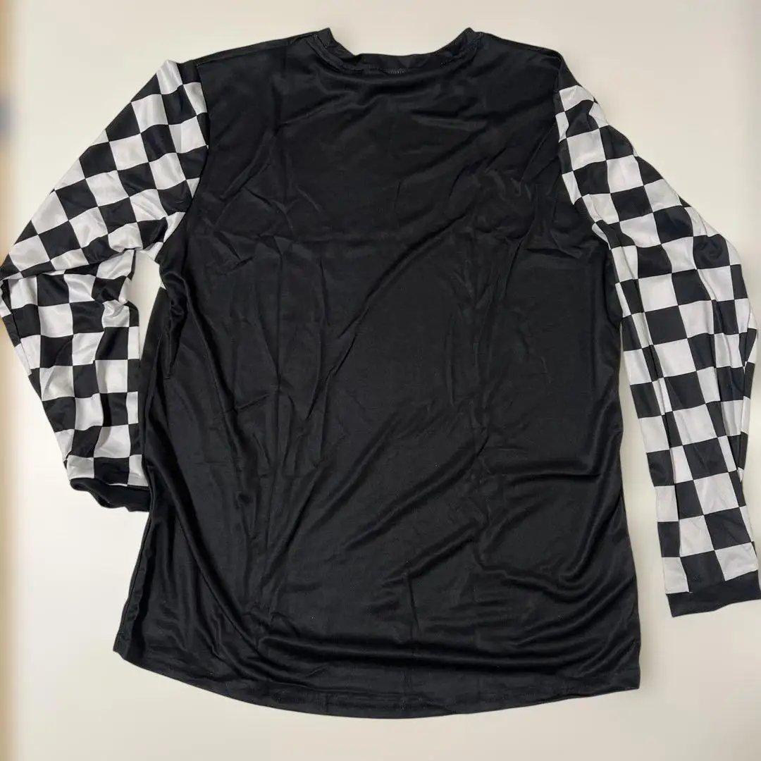YAMAHA Speed Racing Motorcycle Riding Suit Men's Summer Off-road Sports Quick-drying Long-sleeved Loose Plus-size Jersey T-shirt