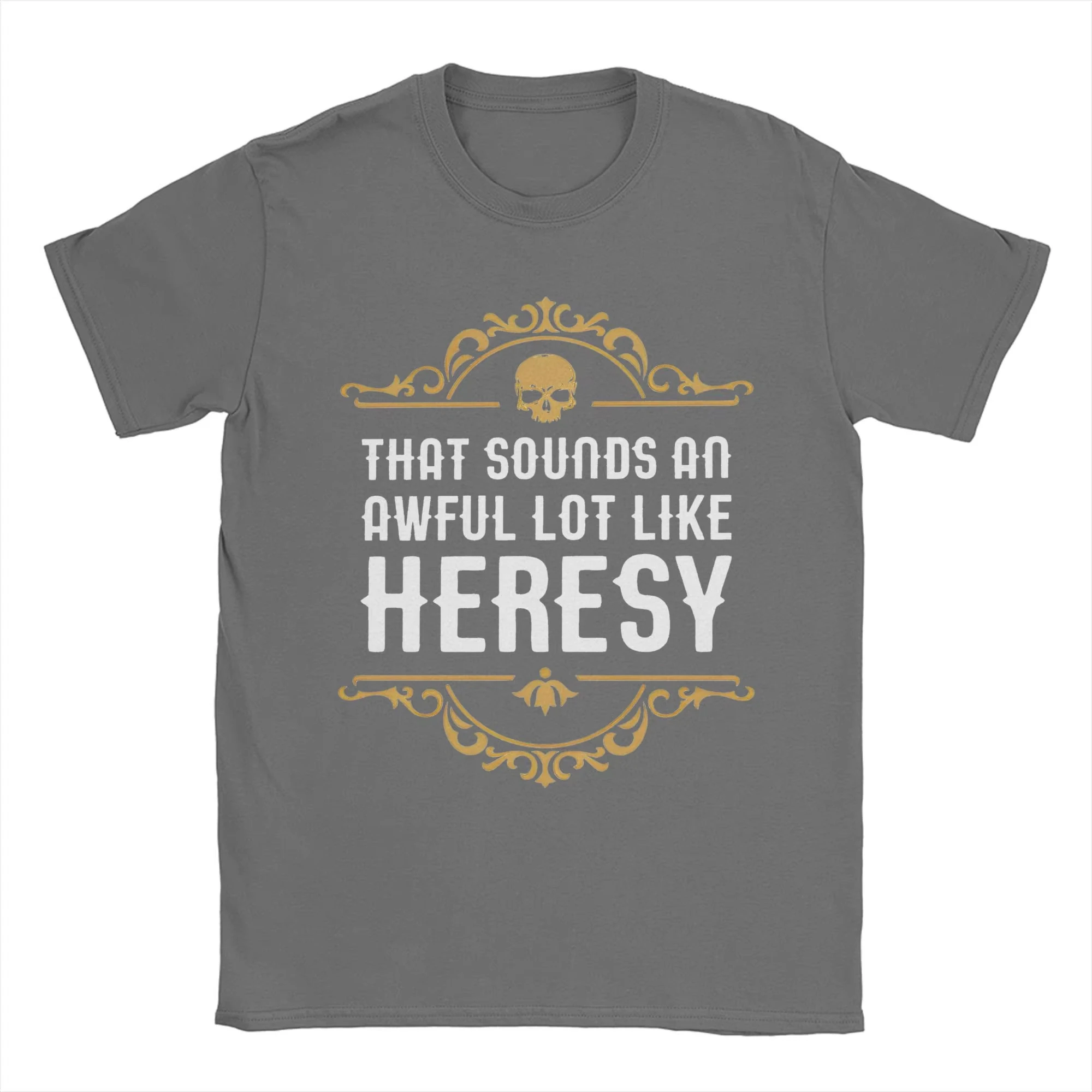 Vintage Heresy Funny Wargaming W-Warhammer 40k T-Shirts Women Round Neck Cotton T Shirts Short Sleeve Tees Gift Idea Clothing