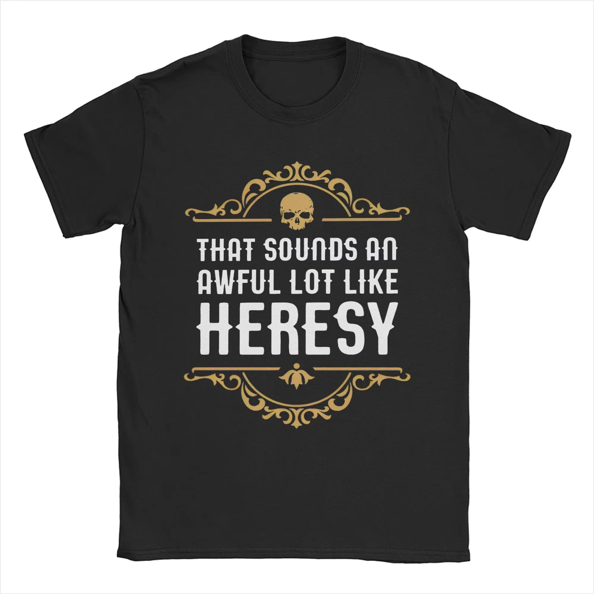 Vintage Heresy Funny Wargaming W-Warhammer 40k T-Shirts Women Round Neck Cotton T Shirts Short Sleeve Tees Gift Idea Clothing