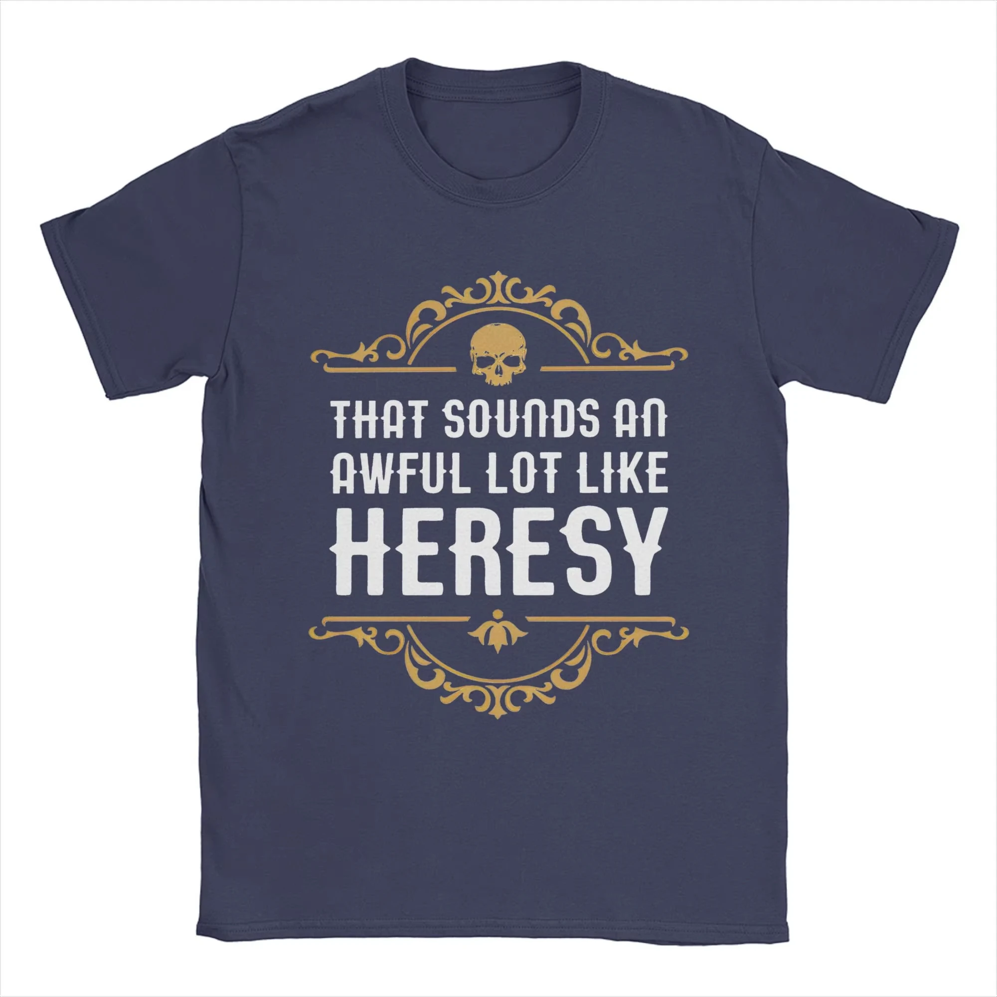 Vintage Heresy Funny Wargaming W-Warhammer 40k T-Shirts Women Round Neck Cotton T Shirts Short Sleeve Tees Gift Idea Clothing