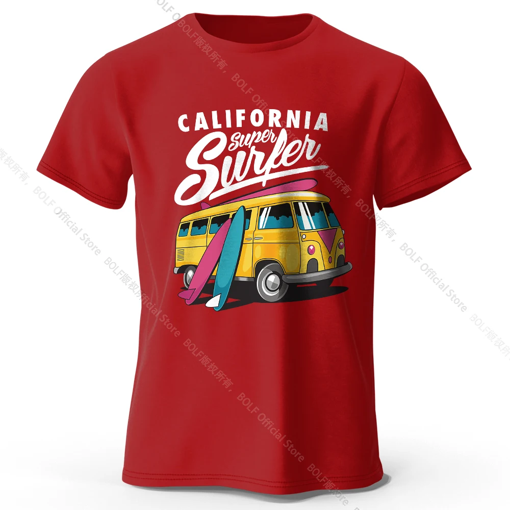 Surfer Sunrise Silhouette Printed Unisex Men Women T-Shirt Tees Tops 100% Cotton Ocean Wave Graphic Morning Ritual