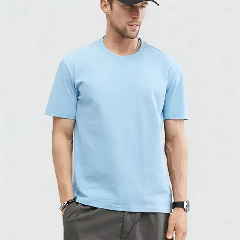 Pure Cotton T-Shirts Men Women Summer Cotton Male Tshirt Casual Short Sleeves Tee Shirt Female Basic Plain Tops Oversized S-5XL