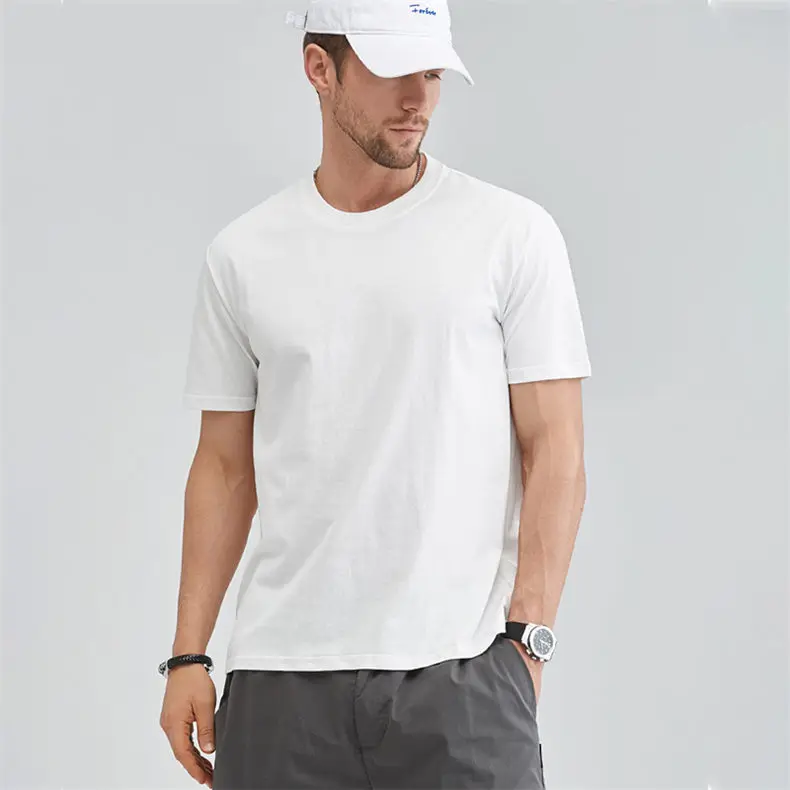 Pure Cotton T-Shirts Men Women Summer Cotton Male Tshirt Casual Short Sleeves Tee Shirt Female Basic Plain Tops Oversized S-5XL