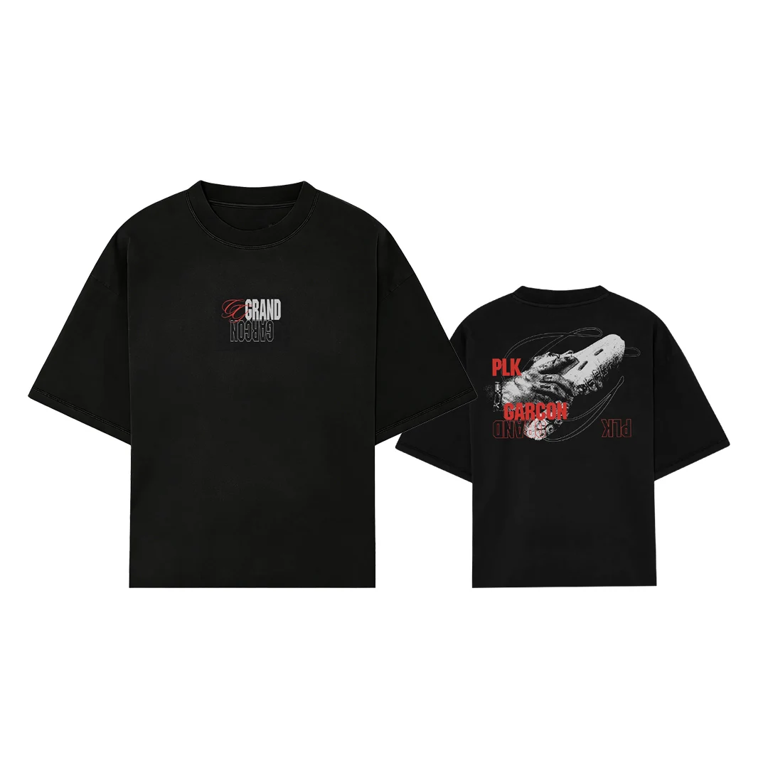 PLK (rapper) Grand Gar ç on graphic T-shirt Hip Hop Rock Men's T-shirt Summer Pure cotton T-Shirt Kid's Clothing Tee Y2k Woman ﻿
