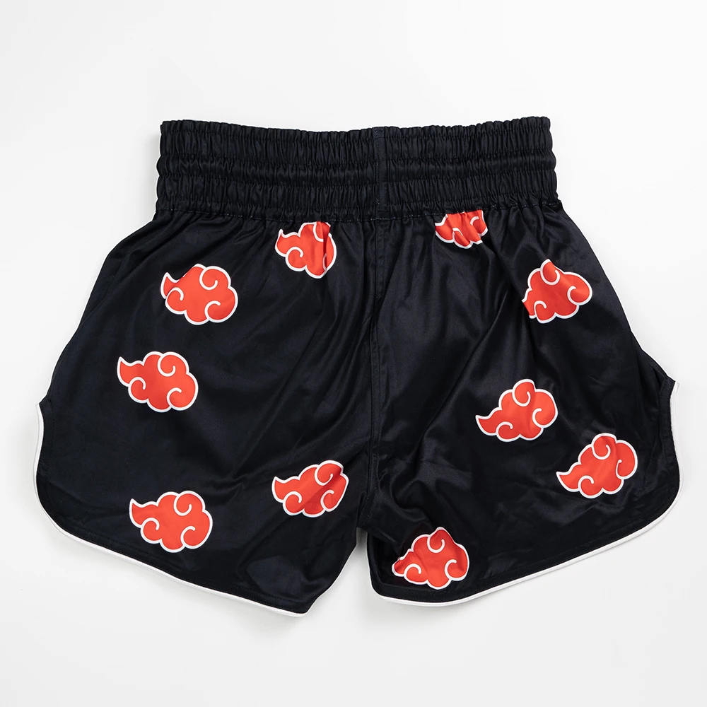 Summer New Red Cloud Muay Thai Shorts Men Oversized Quick-Dry Anime Enthusiast MMA Sport Shorts Octagonal Cage Shorts 
