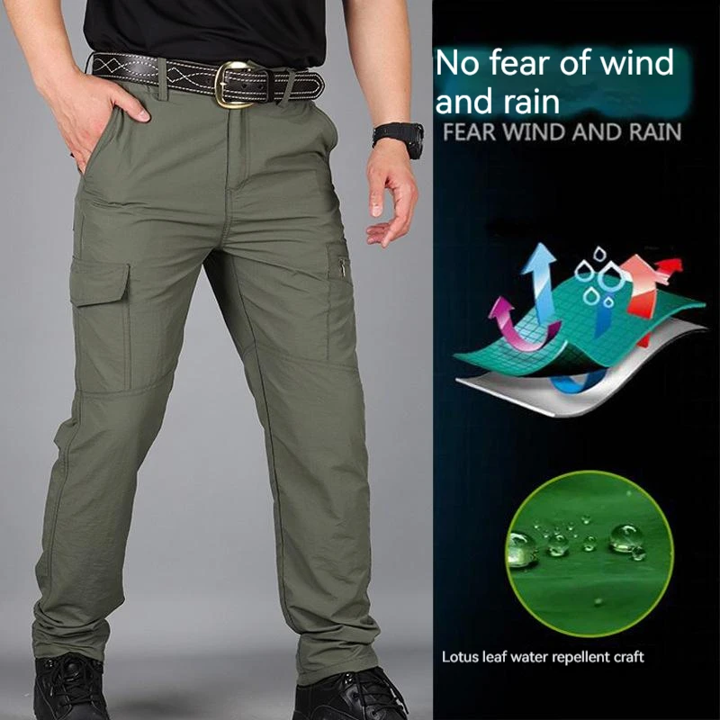 Asian-Size-Mens-Summer-Tactical-Cargo-Pants-Army-Military-Style-Streetwear-Jogger-Hiking-Trekking-Mountain-Work-Casual-Trousers