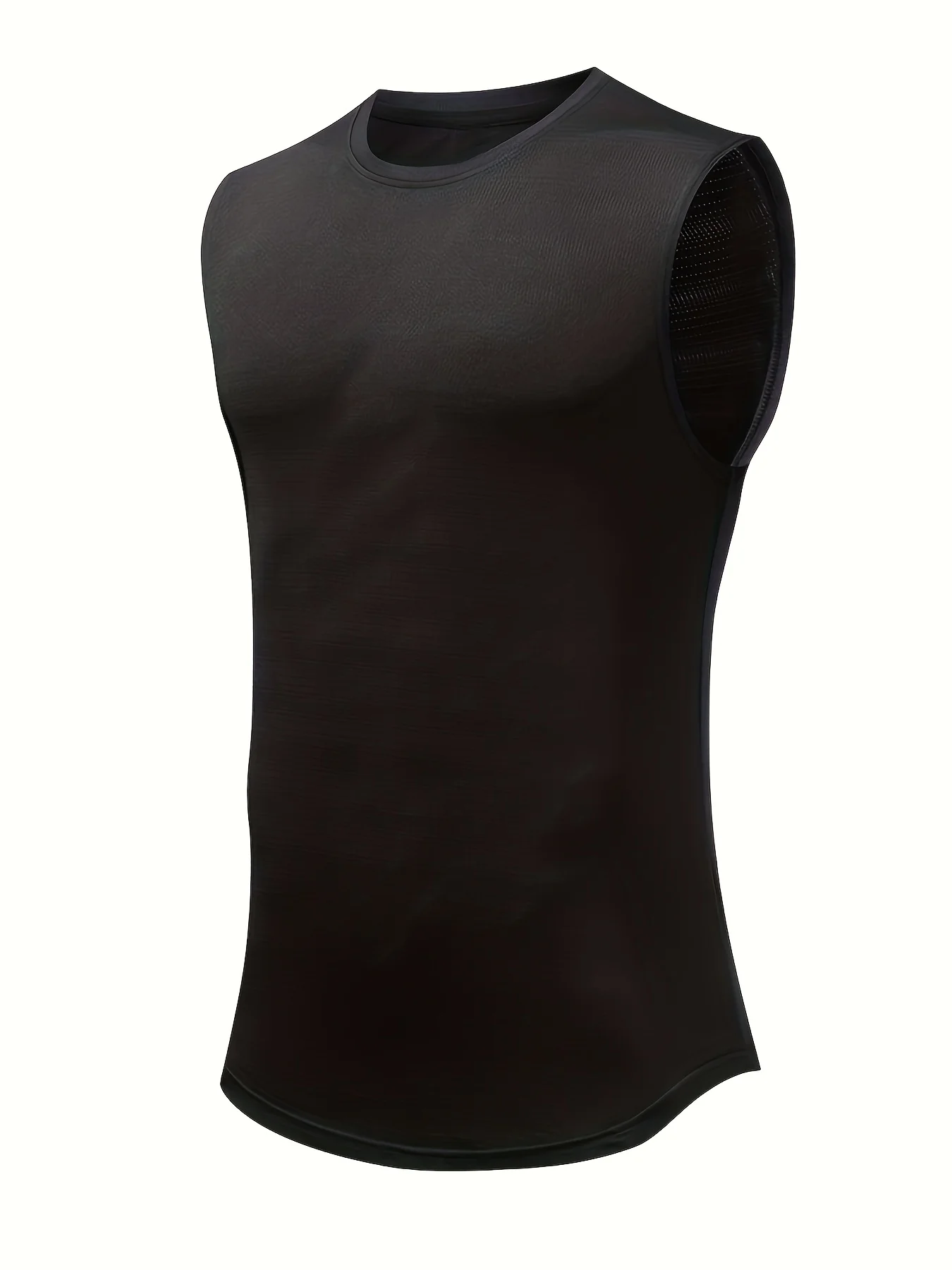 6XL Plus Size men sleeveless tank top round neck moisture absorbent sweat drying tank top suitable for summer gym sports tops