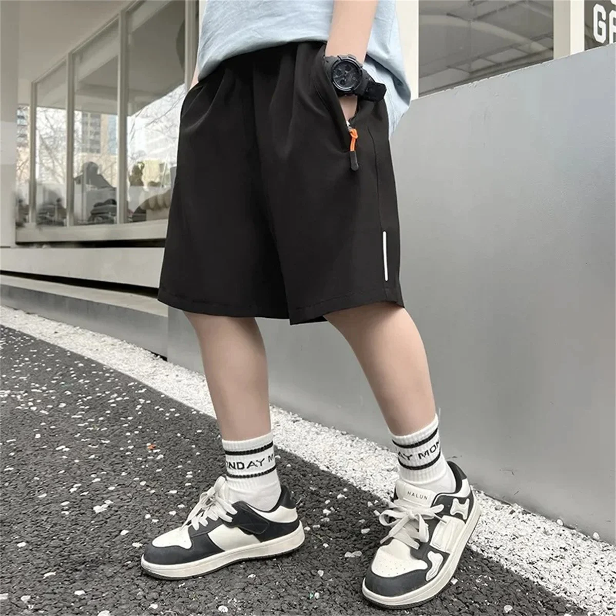 Exquisite Functional Sports Running Shorts Fitness Training Men's Quick Drying Ball Knee Length Pants Outdoor Jogging Sportswear