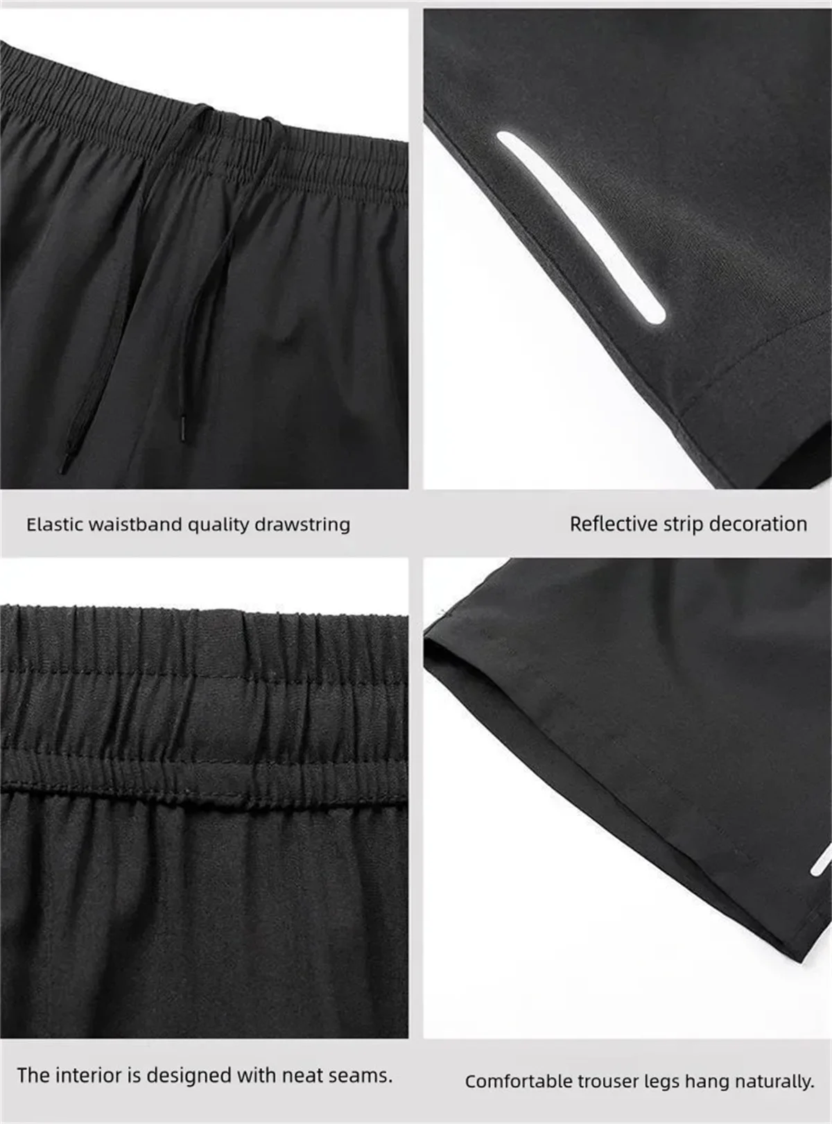 Exquisite Functional Sports Running Shorts Fitness Training Men's Quick Drying Ball Knee Length Pants Outdoor Jogging Sportswear