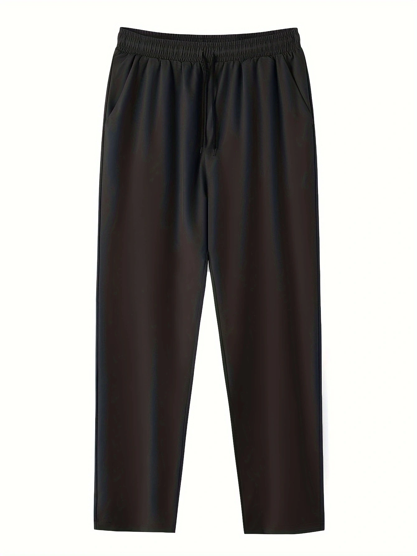 Spring/Summer New Fashion Solid Color Men's Casual Pants Thin SweatPants Quick Drying Cool Sport Jogger Drawstring Pants