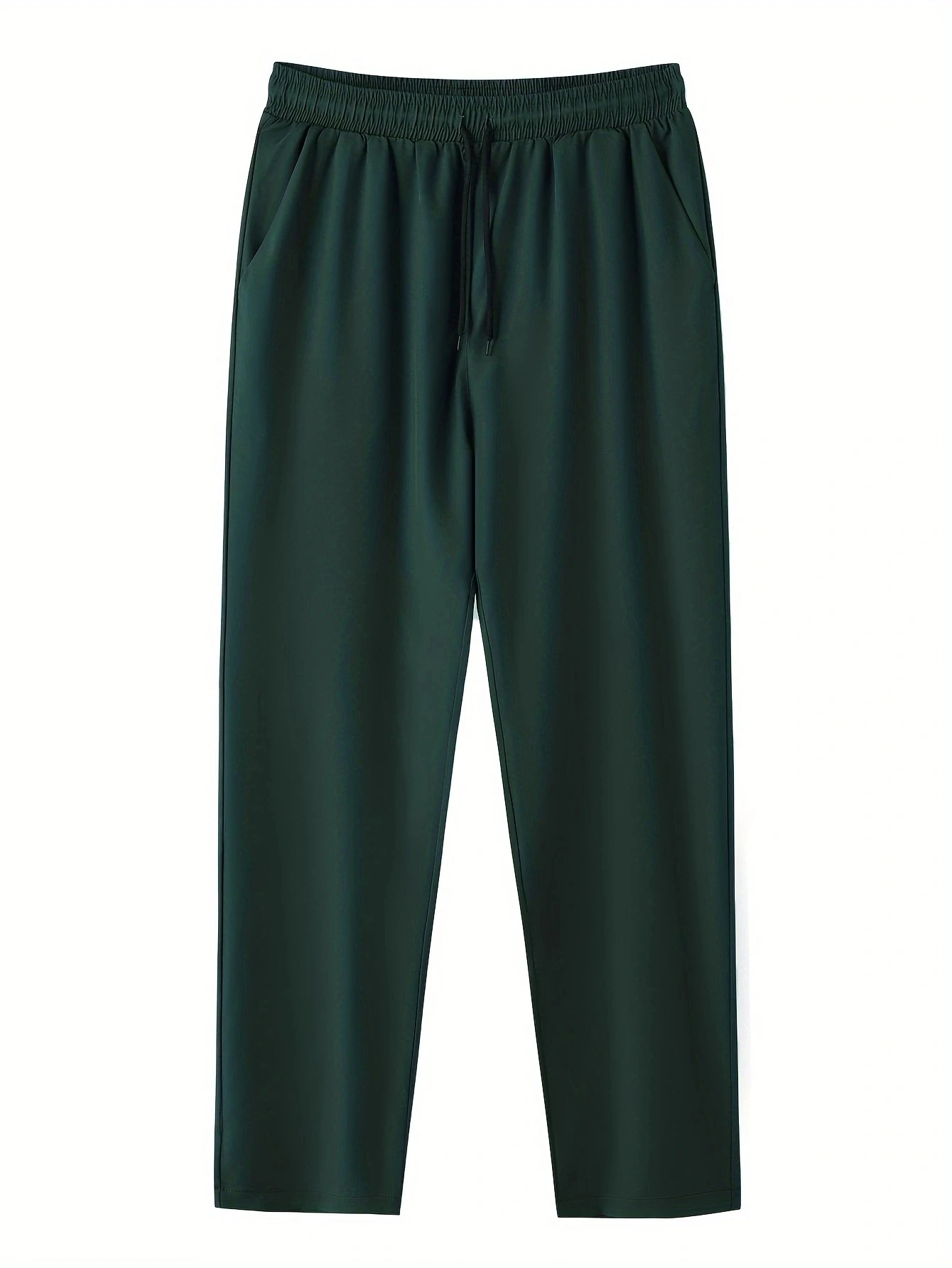 Spring/Summer New Fashion Solid Color Men's Casual Pants Thin SweatPants Quick Drying Cool Sport Jogger Drawstring Pants