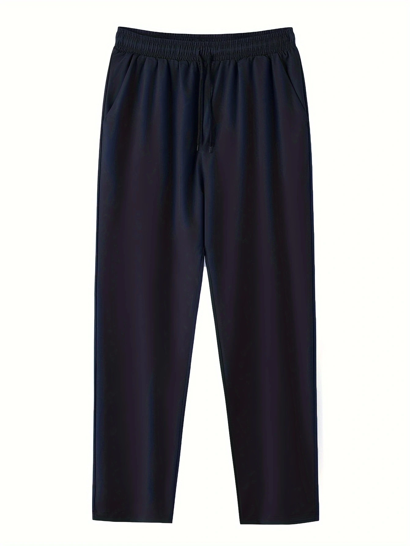 Spring/Summer New Fashion Solid Color Men's Casual Pants Thin SweatPants Quick Drying Cool Sport Jogger Drawstring Pants