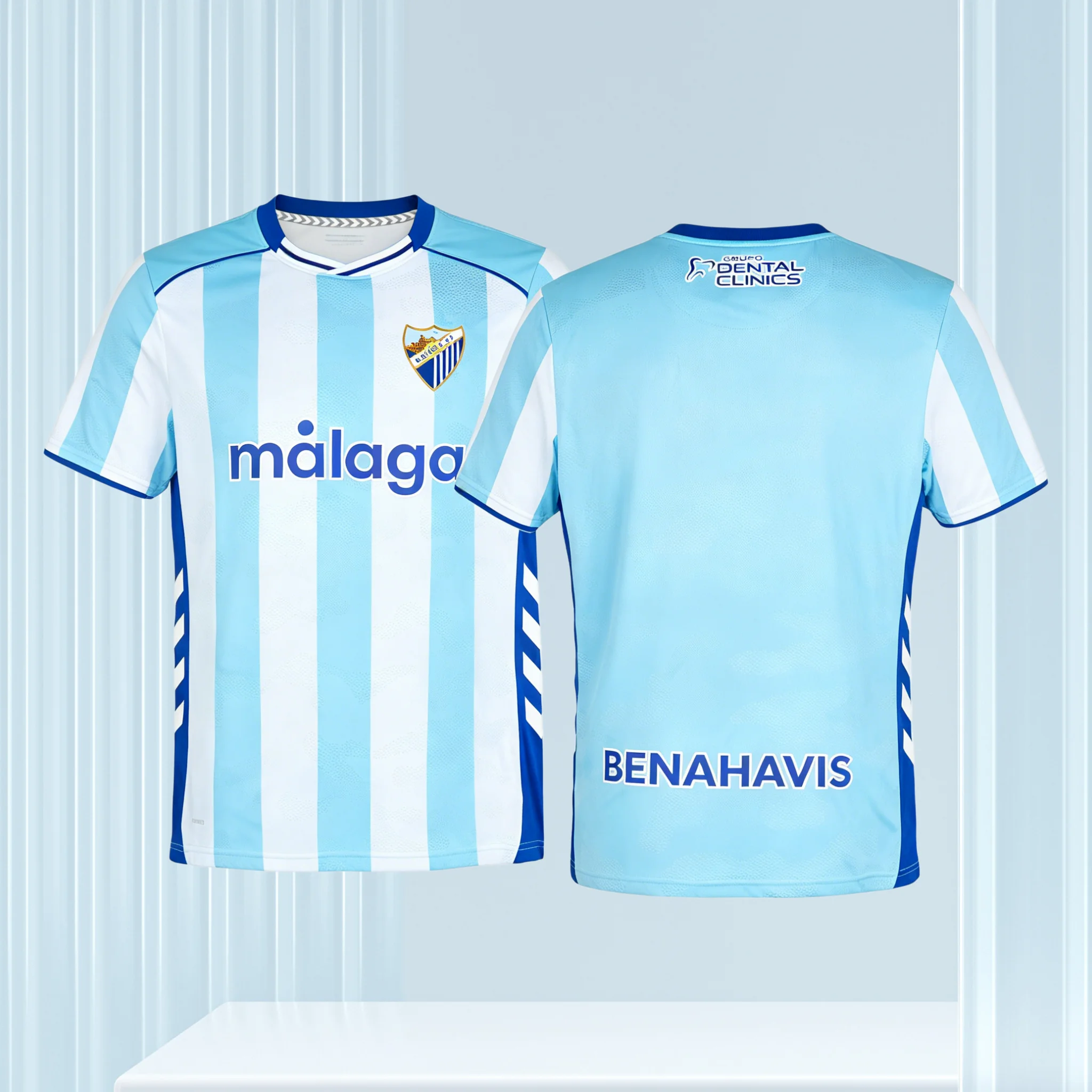 Family Matching 2025-26 New Malaga Fans 3D Printed Football Jersey Summer Breathable Casual Sportswear Top for Men Women Kids
